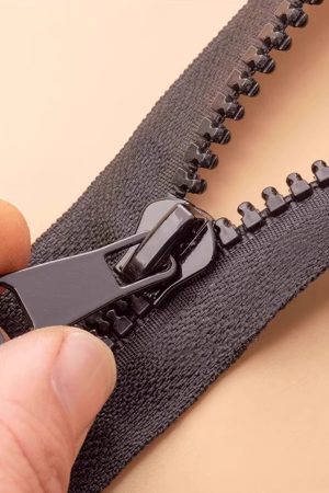 Ecolace-Zipper pulls-5pcs Zipper Pulls for Purse Bag Making Metal Nylon Coil Zipper Pull Bulk Zipper Slider Zipper Head for Handbag Making Craft Sewing